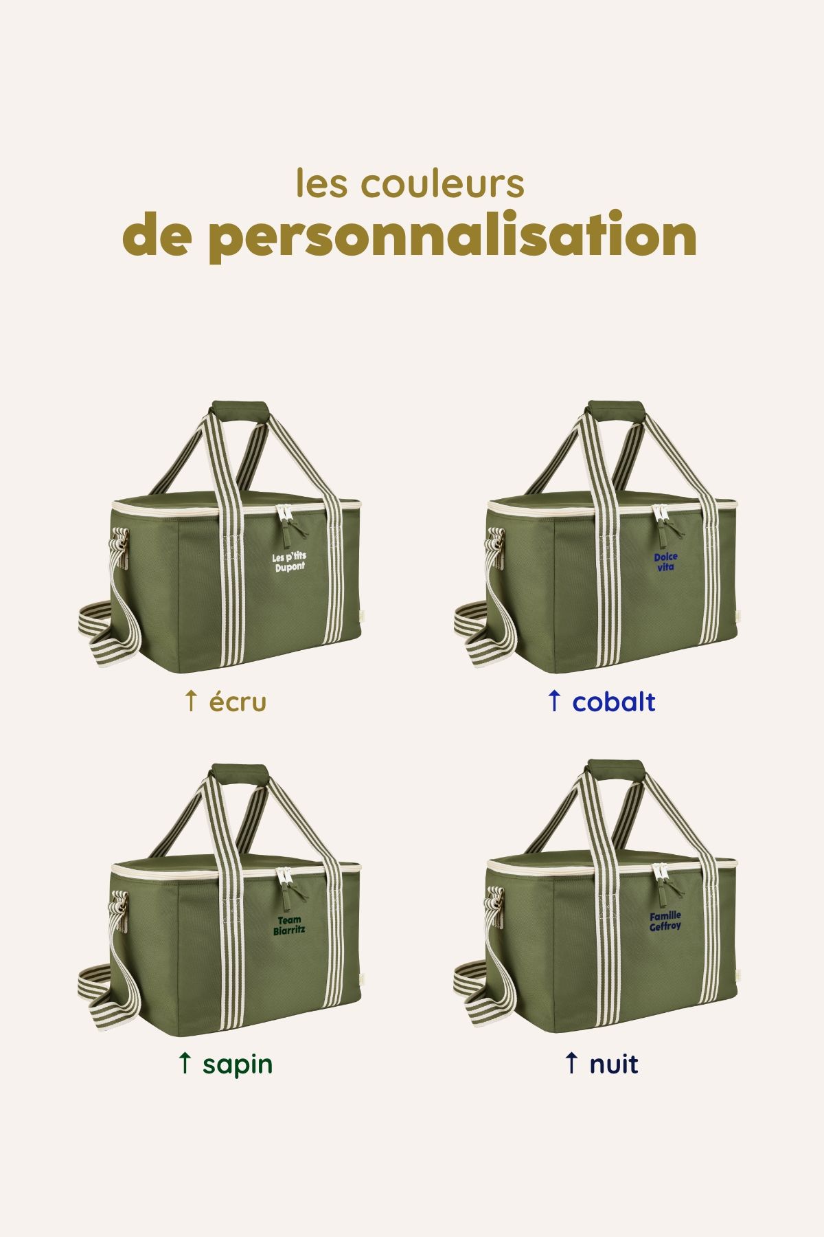 personalized insulated cooler bag