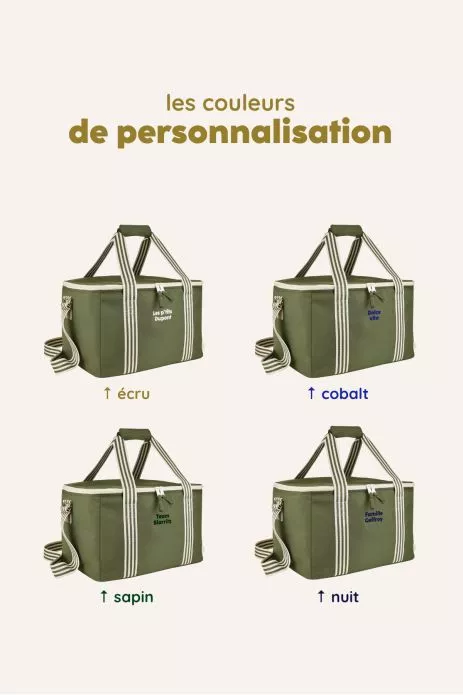 sac glacière isotherme personnalisé