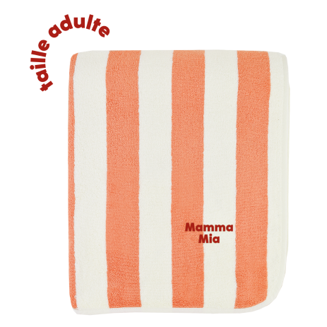 grande serviette de bain adulte rayée pour plage piscine bain