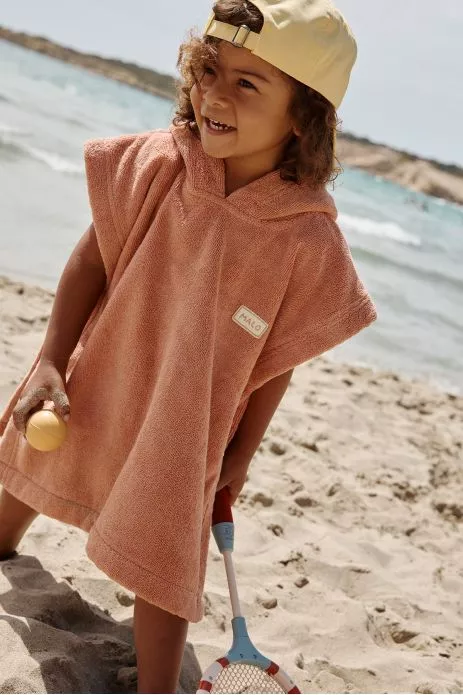 poncho infantil personalizado en esponja absorbente