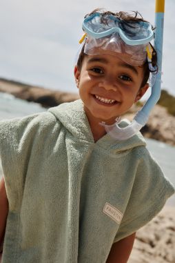 poncho infantil personalizado en esponja absorbente