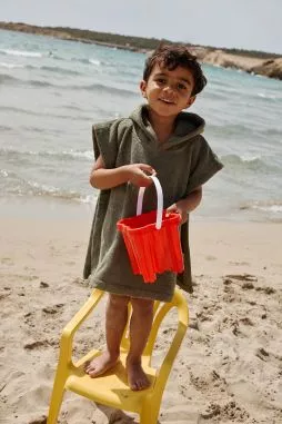 poncho infantil personalizado en esponja absorbente