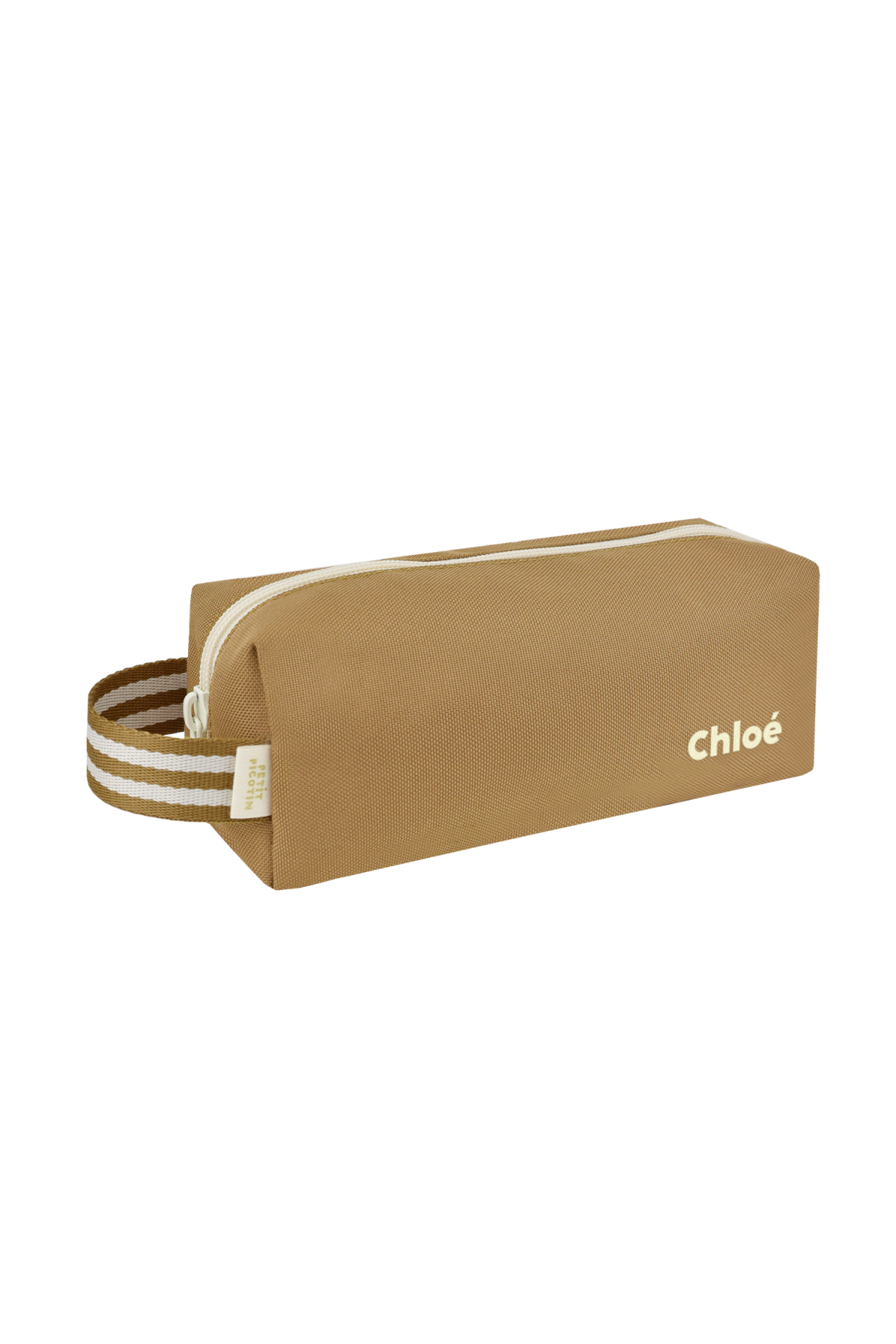 jolie trousse d'école unie et personnalisée avec zip