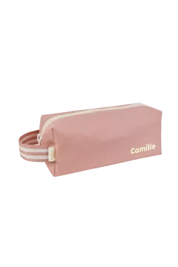 pretty plain personalized school pencil case with zip