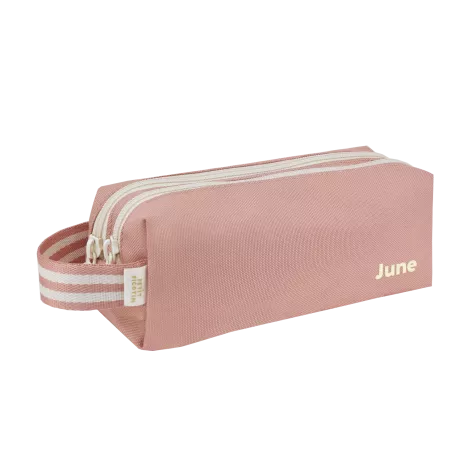 trousse à crayons enfant personnalisable avec double compartiments avec zip