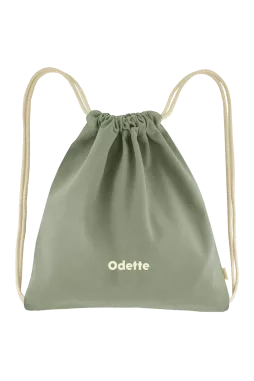 mochila de cuerdas personalizable en algodón para deporte y actividades infantiles