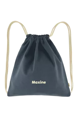 mochila de cuerdas personalizable en algodón para deporte y actividades infantiles