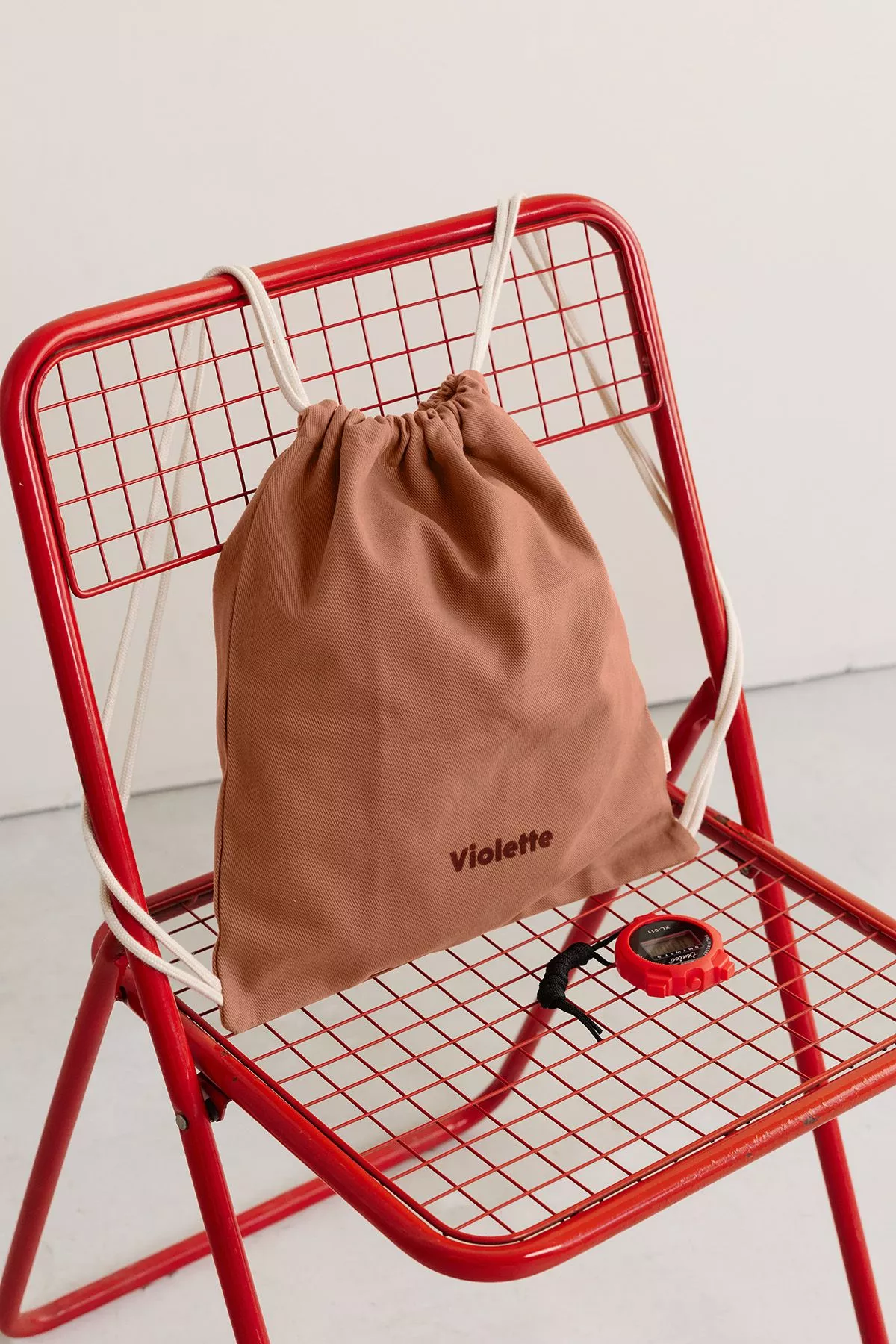 personalized cotton drawstring bag for children's sports and activities