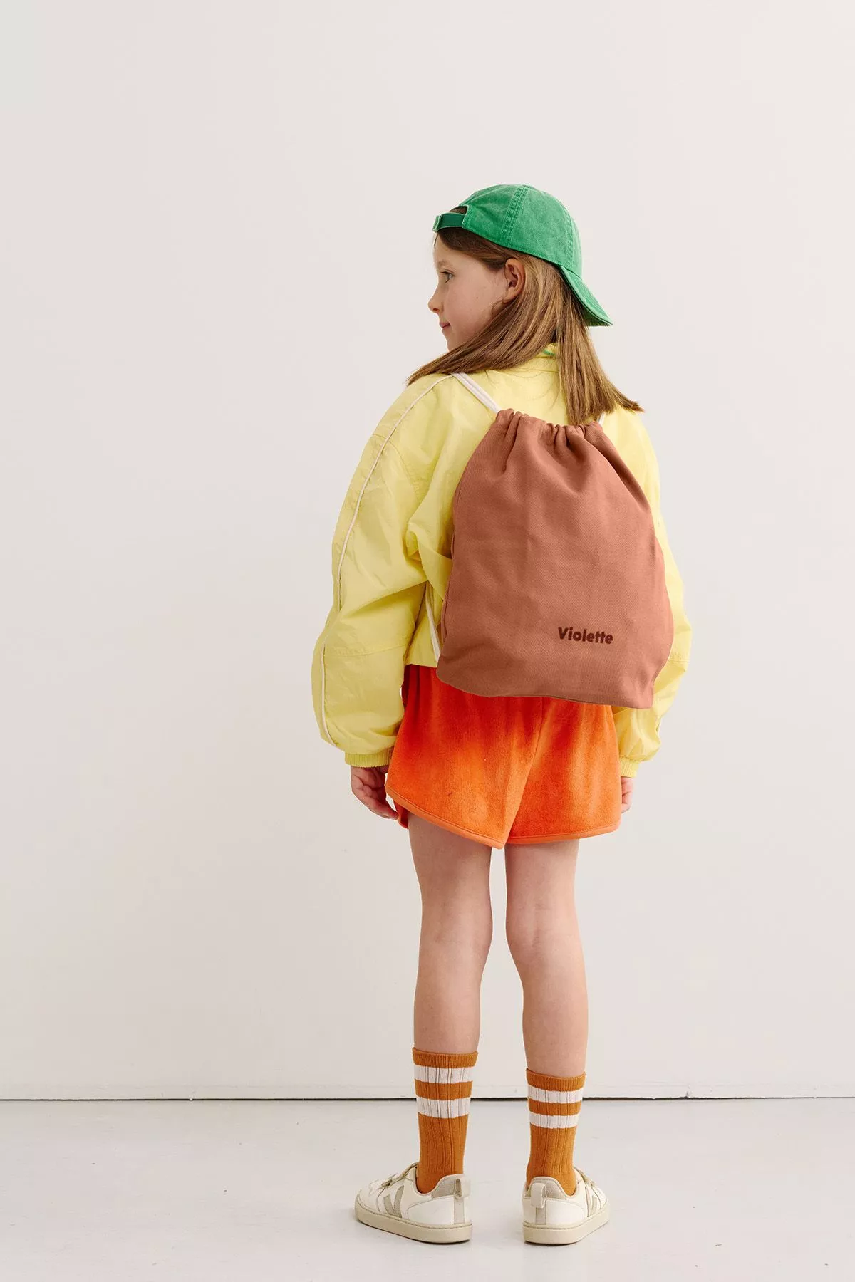 personalized cotton drawstring bag for children's sports and activities