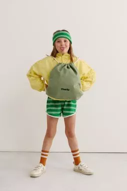 bolsa de cordón personalizable de algodón para deporte y actividades infantiles