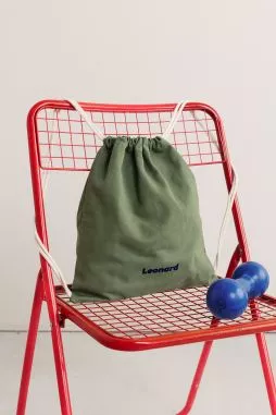 bolsa de cordón personalizable de algodón para deporte y actividades infantiles