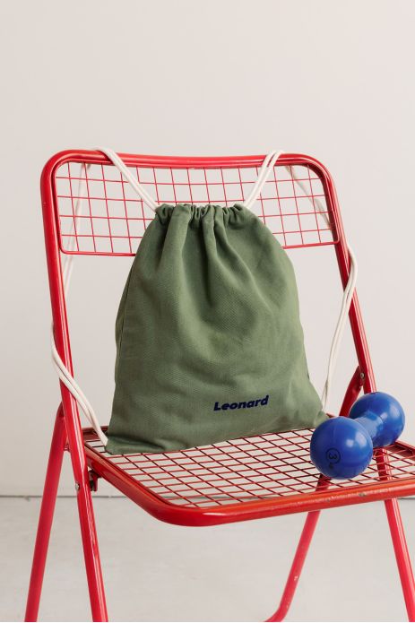 personalizable cotton drawstring bag for children's sports and activities