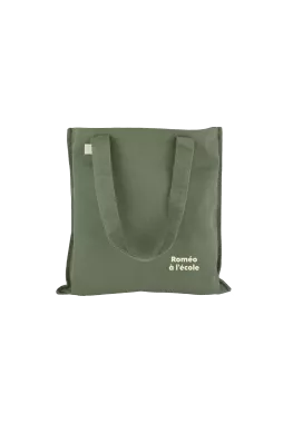 petit cabas en coton épais personnalisable
