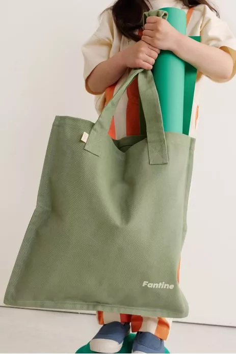 petit cabas en coton épais personnalisable