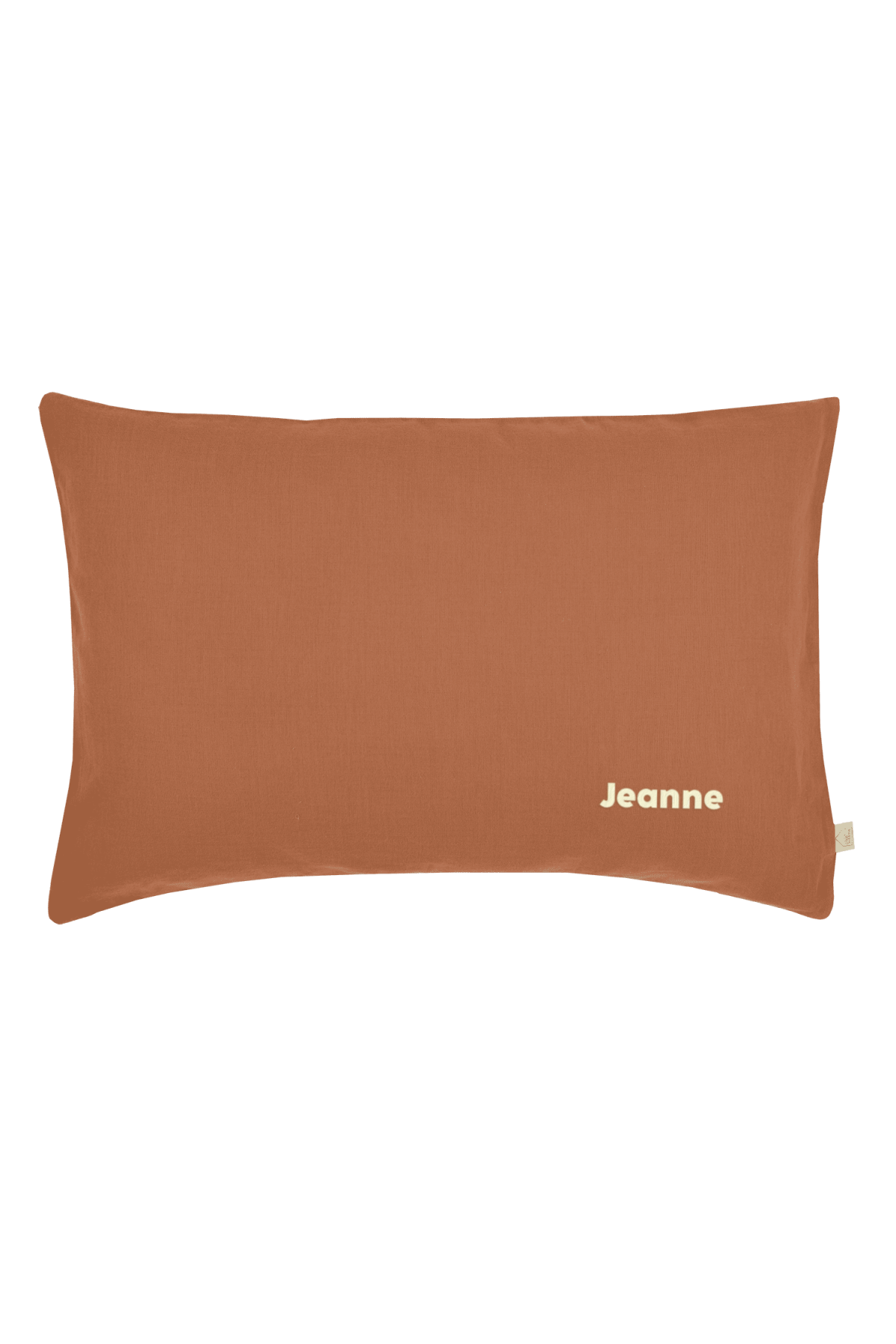 funda de almohada infantil de algodón personalizable