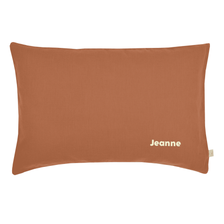 funda de almohada infantil de algodón personalizable