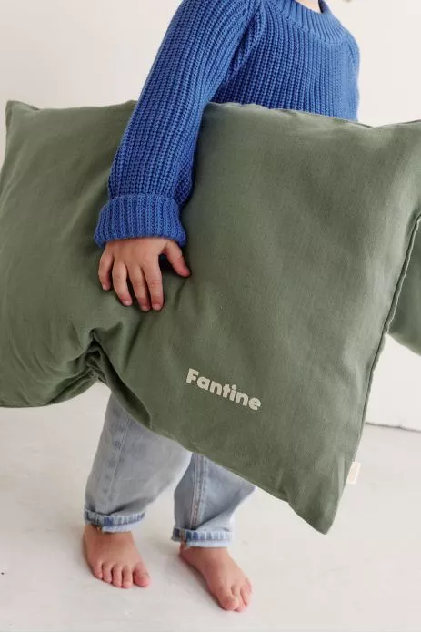 personalizable children's cotton pillow cover