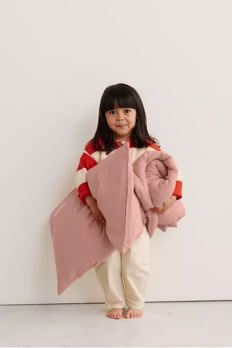 plaid tout doux personnalisé pour enfant kit sieste école