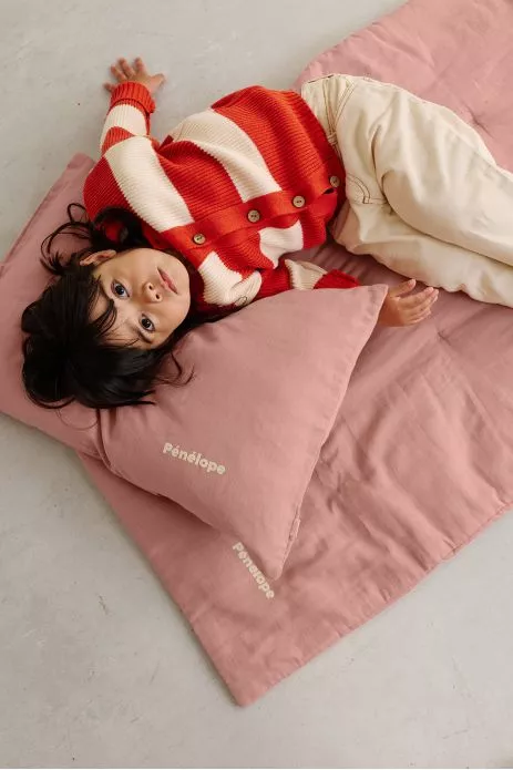 plaid tout doux personnalisé pour enfant kit sieste école