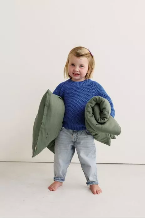 plaid tout doux personnalisé pour enfant kit sieste école