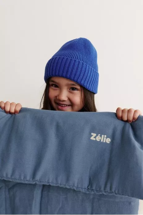 plaid tout doux personnalisé pour enfant kit sieste école