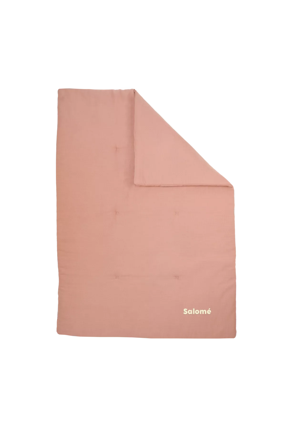 couverture matelassée pour bébé unie et personnalisable