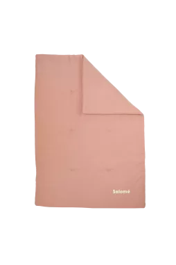 couverture matelassée pour bébé unie et personnalisable