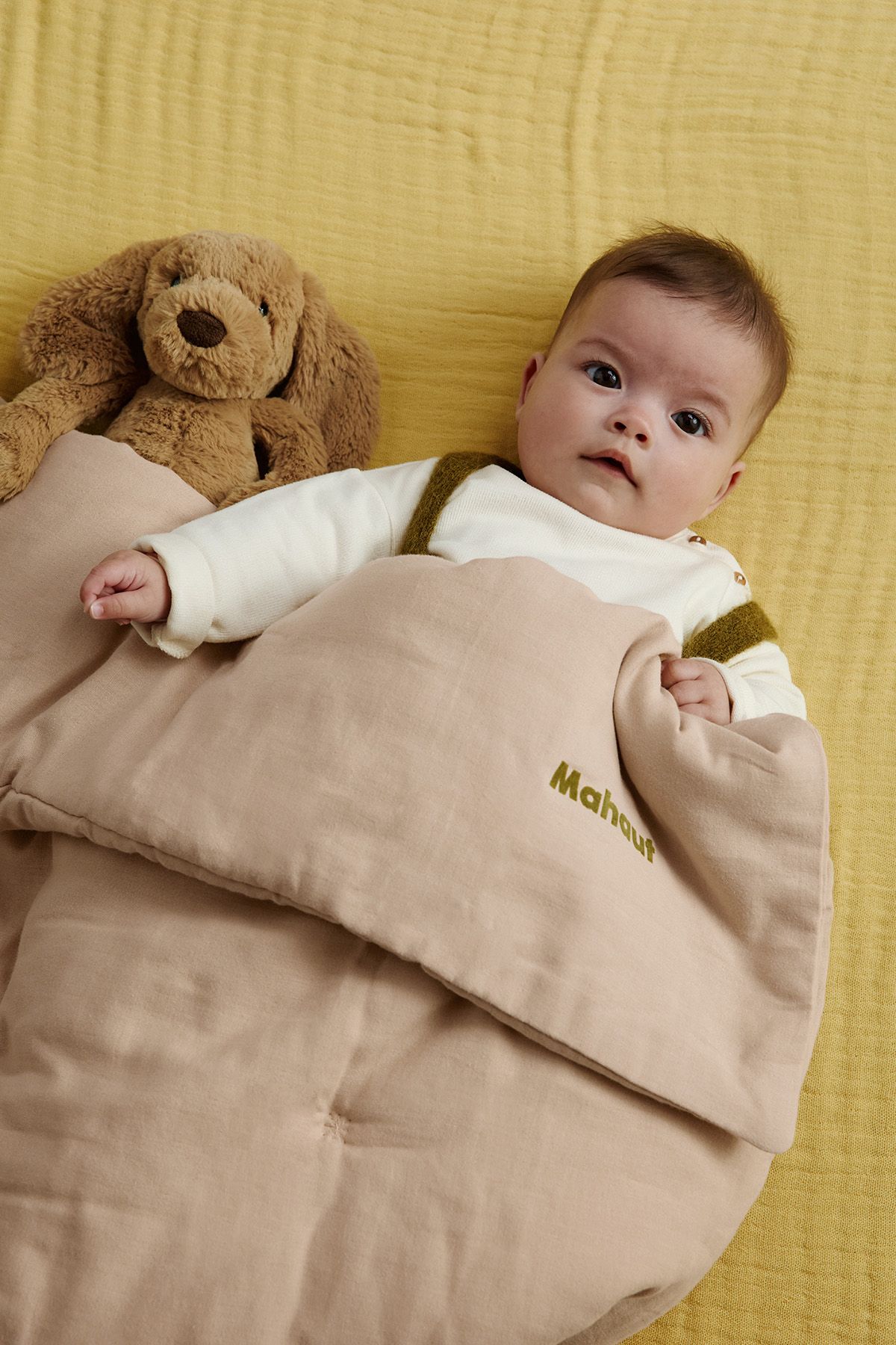manta acolchada para bebé lisa y personalizable