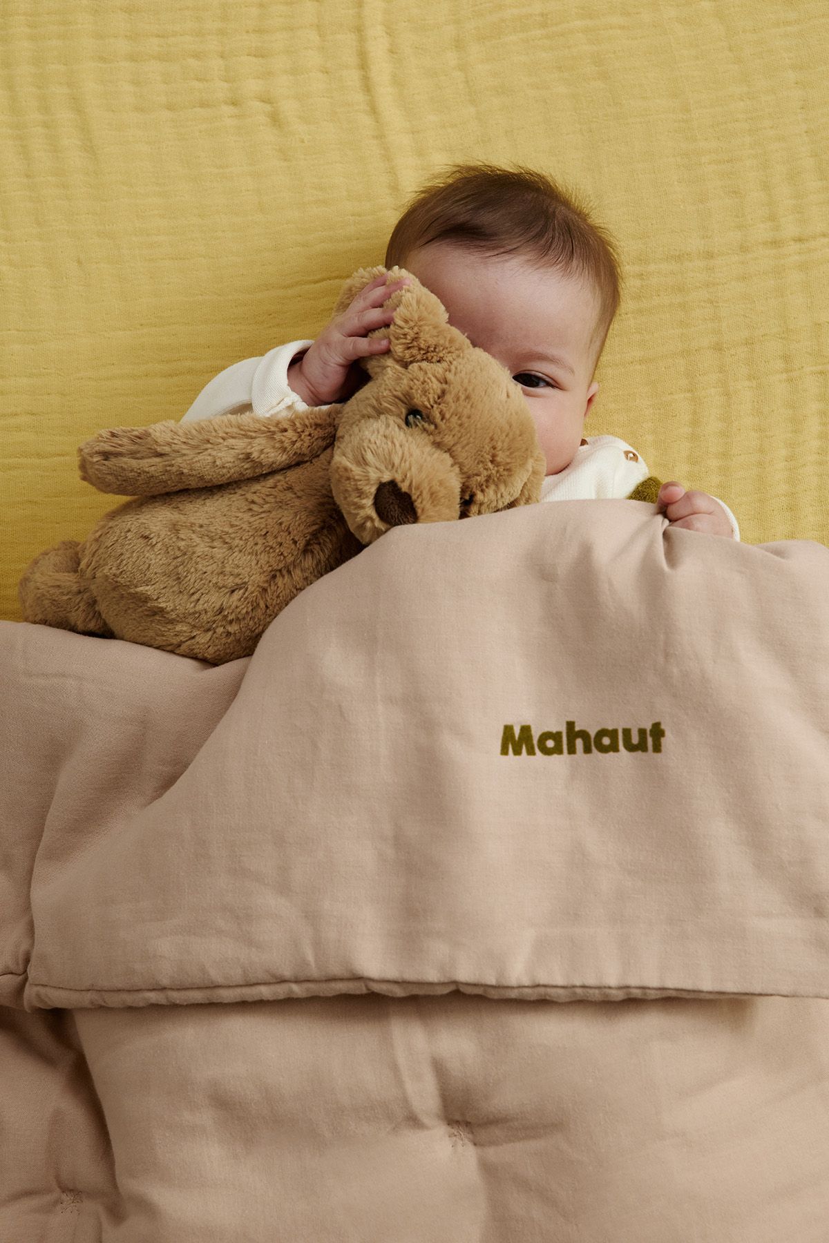 manta acolchada para bebé lisa y personalizable