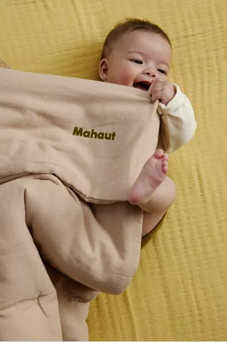 couverture matelassée pour bébé unie et personnalisable