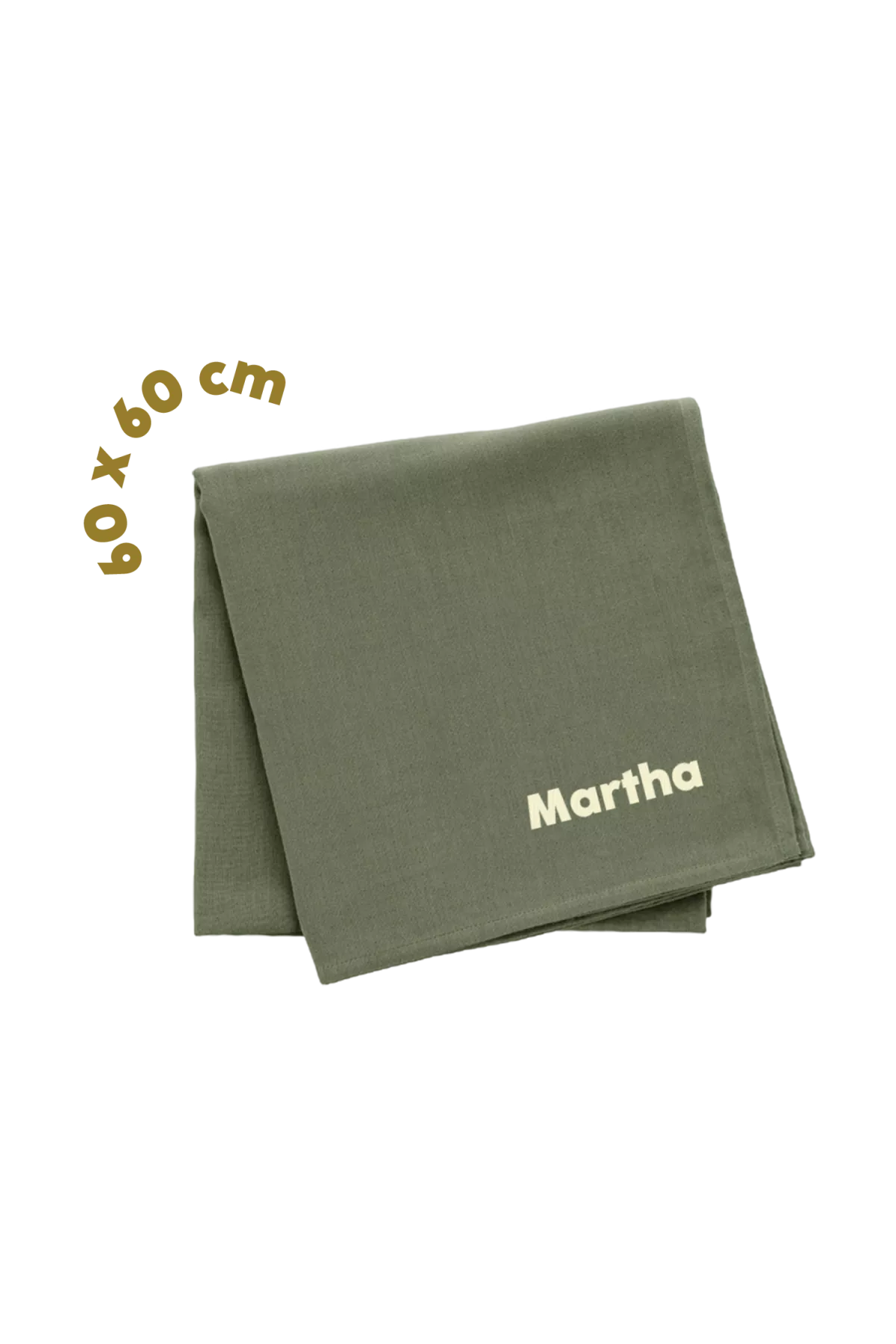 small personalizable cotton swaddle for baby