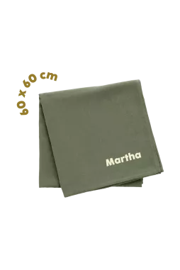 small personalizable cotton swaddle for baby