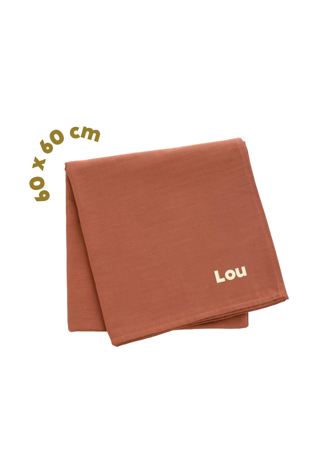 small personalizable cotton swaddle for baby