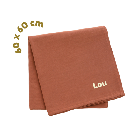 small personalizable cotton swaddle for baby