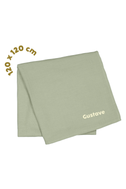 grand lange pour bébé personnalisable en coton tout doux
