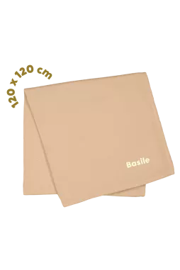 large personalized swaddle for baby in ultra-soft cotton