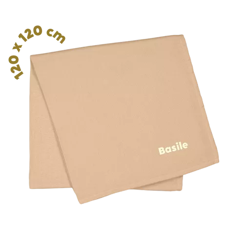 large personalized swaddle for baby in ultra-soft cotton