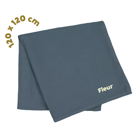 grand lange pour bébé personnalisable en coton tout doux