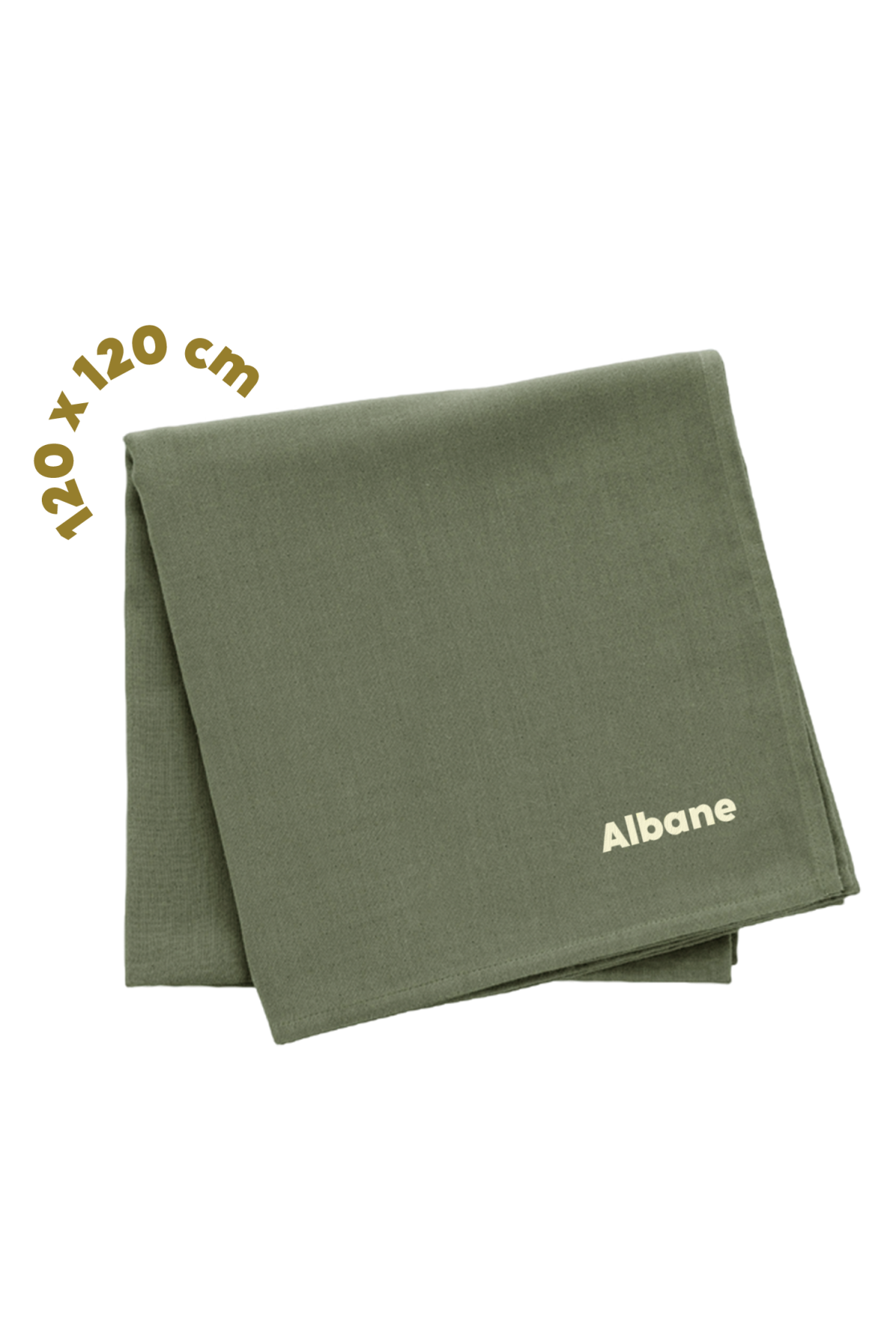 grand lange pour bébé personnalisable en coton tout doux