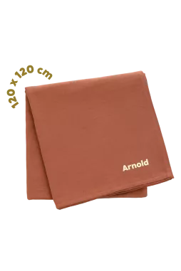 large personalized soft cotton muslin for baby