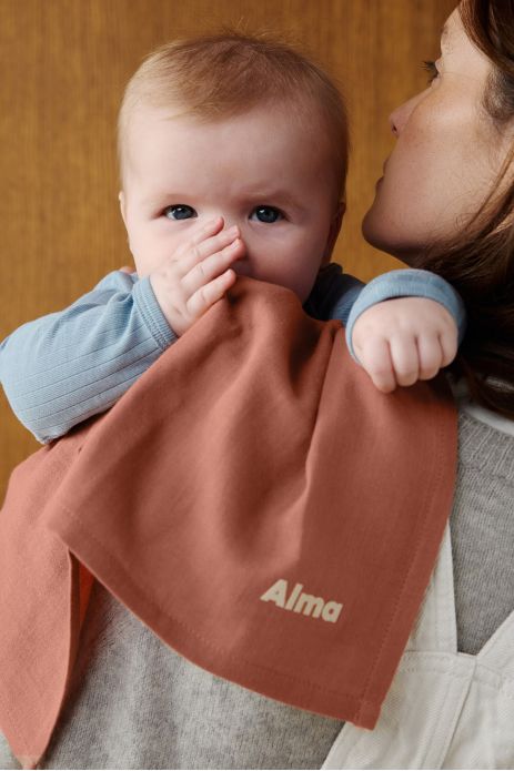 small personalized cotton swaddle for baby