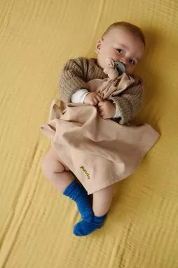 small personalizable cotton swaddle for baby