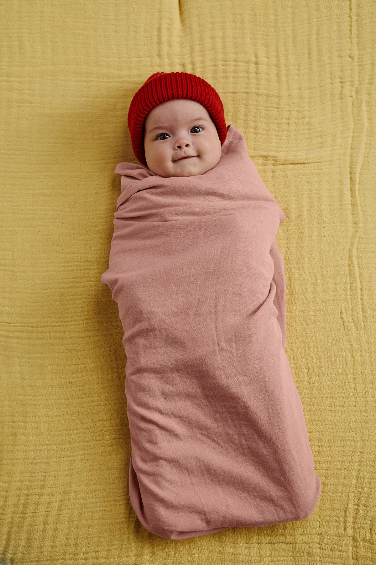 large personalized baby swaddle in ultra-soft cotton