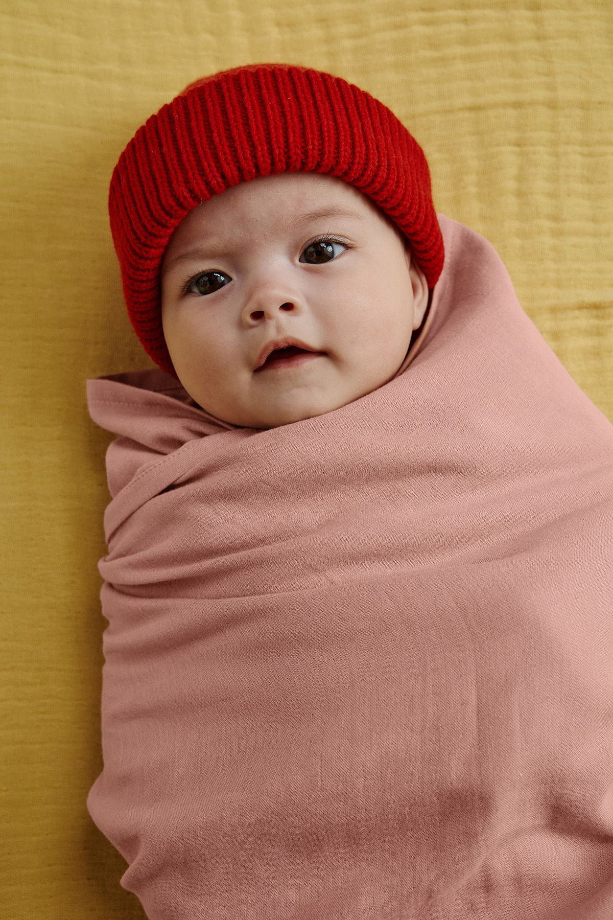 large personalized baby swaddle in extra-soft cotton