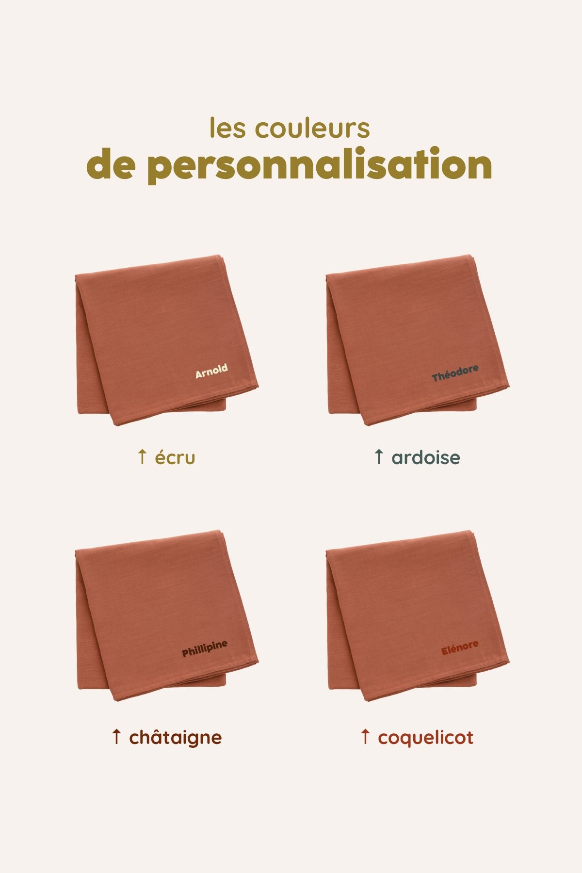 gran pañal para bebé personalizable en algodón muy suave