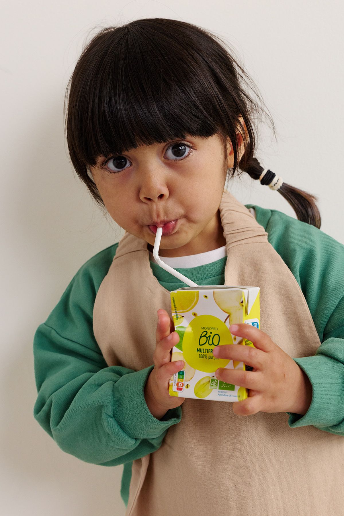 personalizable elastic bib children's table napkin 