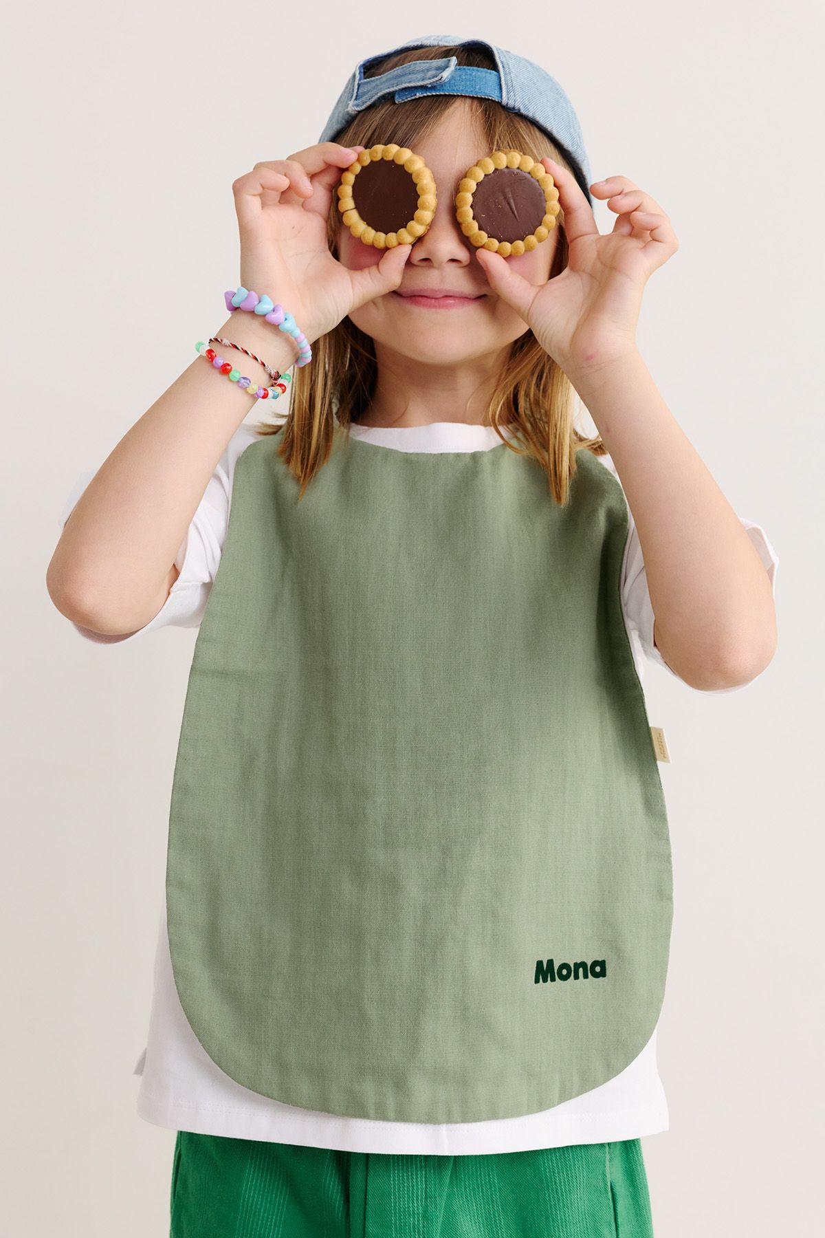 bavoir élastique serviette de table enfant personnalisable 