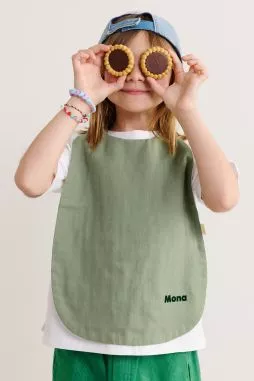 babero elástico servilleta de mesa infantil personalizable 