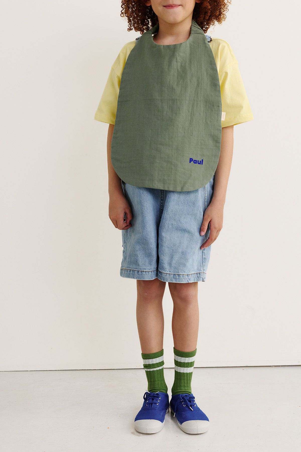 babero elástico servilleta de mesa infantil personalizable 