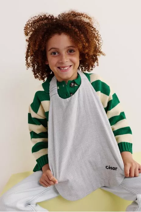 personalizable elastic bib children's table napkin 